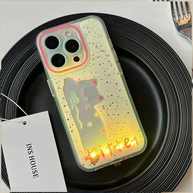Junips | Glowing Puppy Light-Up iPhone Case