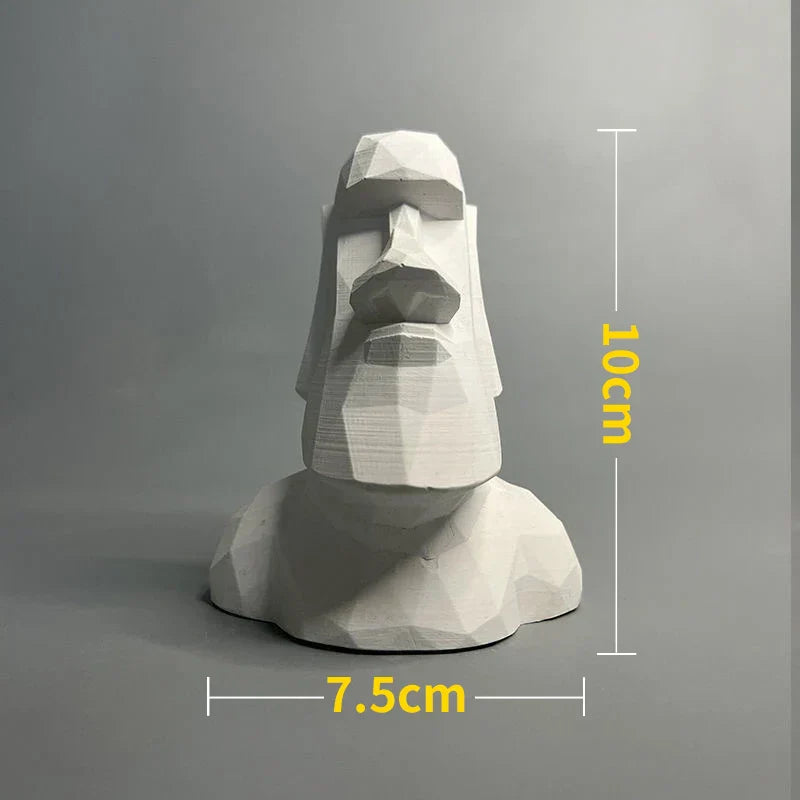 Junips | Nordic INS Style Character Plaster Statue DIY Painted Sketch Photography Props Table Decorations Home Art Plaster Decoration