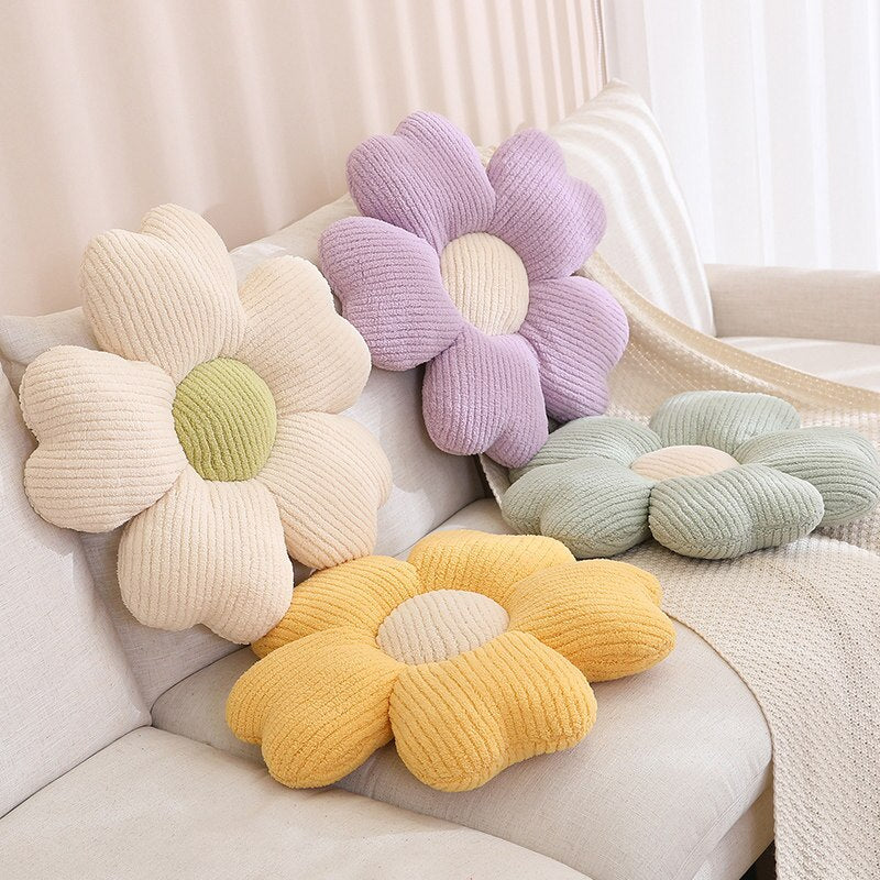 Junips | Fluffy Clover Flowers Pillow