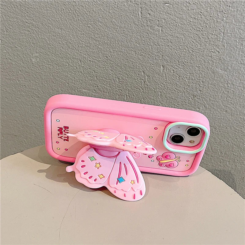 Junips | Lovely 3D Folded Butterfly Shockproof iPhone Case