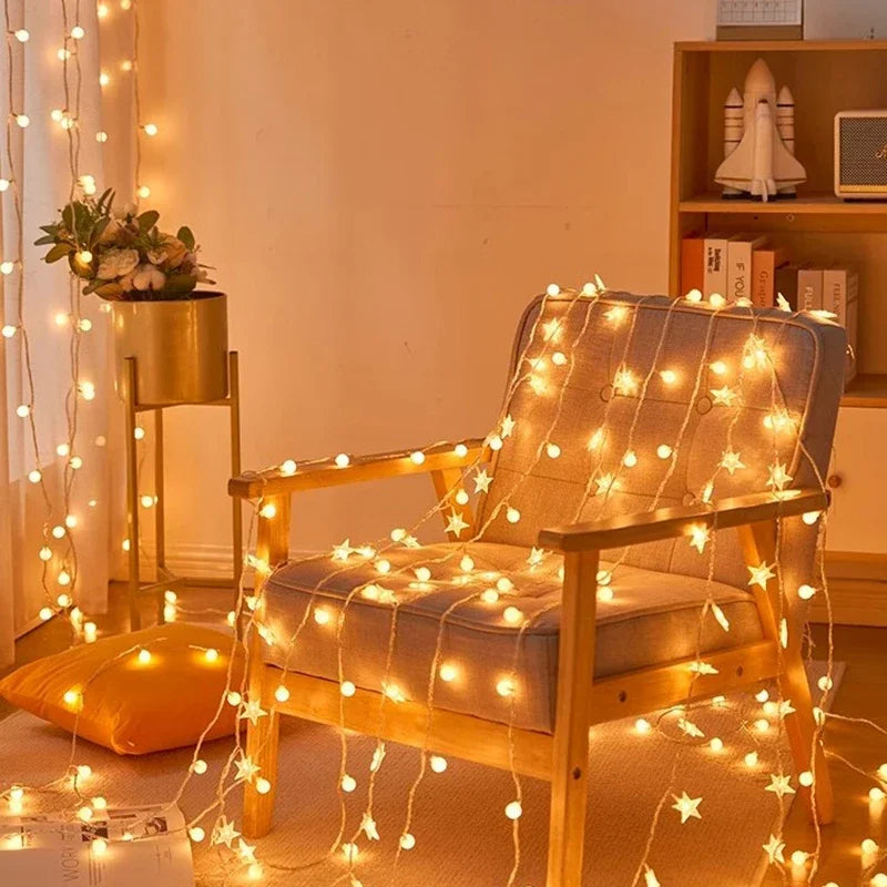 Junips | Starlight LED String Lights: Ideal for indoor decoration, outdoor camping and tent atmosphere