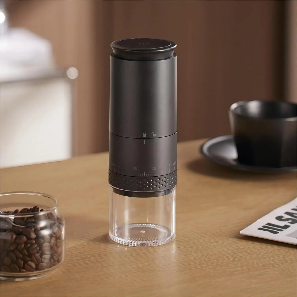 Junips | 1500mAh Electric Coffee Grinder External Adjustable Type-C Charging Coffee Grinder Bean Grinding Machine Coffee Maker