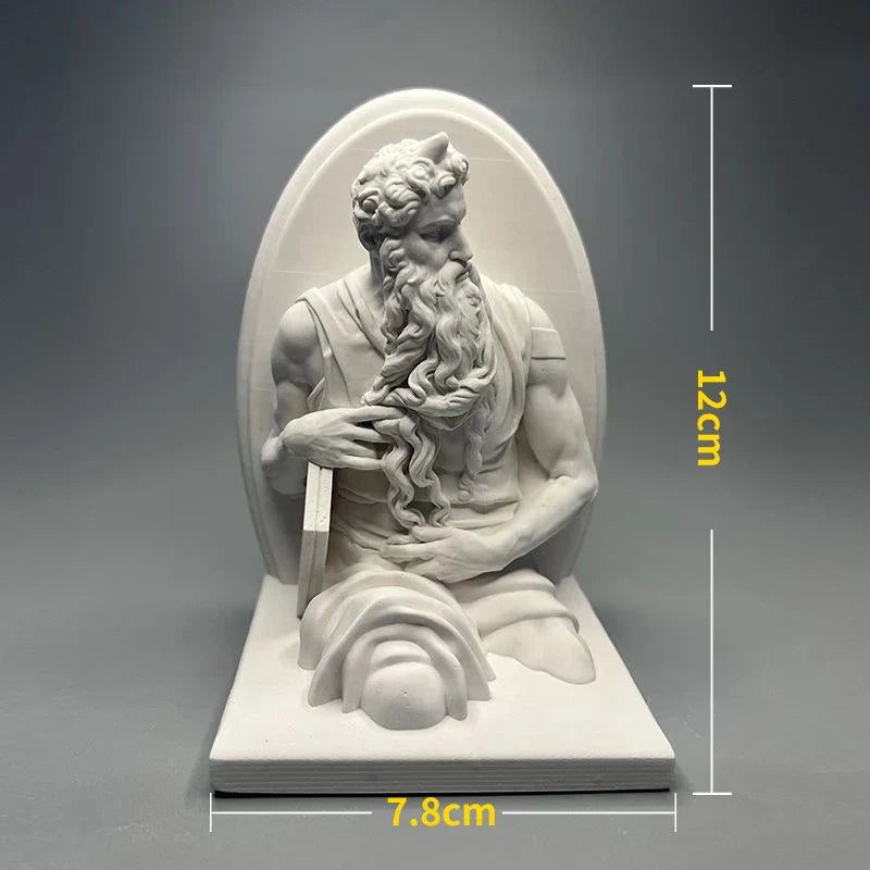 Junips | Nordic INS Style Character Plaster Statue DIY Painted Sketch Photography Props Table Decorations Home Art Plaster Decoration