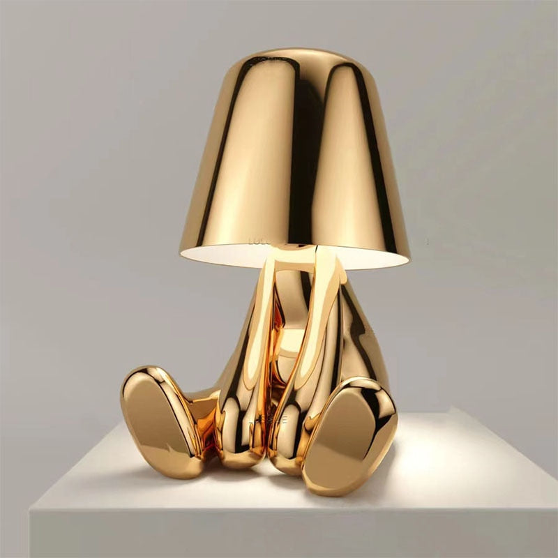 Junips | Modern Gold Metal LED Table Lamp