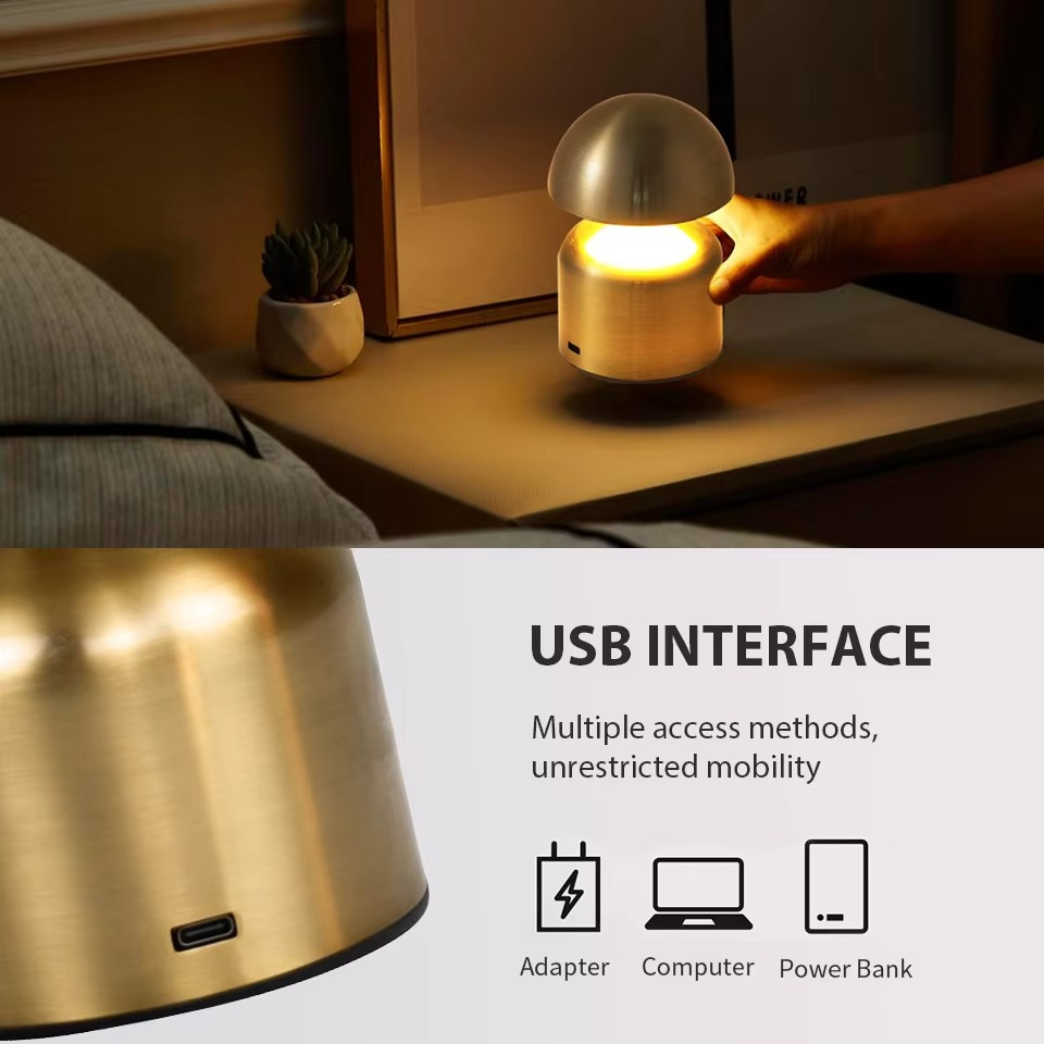 Junips | Versatile LED Touch Bedside Lamp - 3-Color Dimmable Night Light