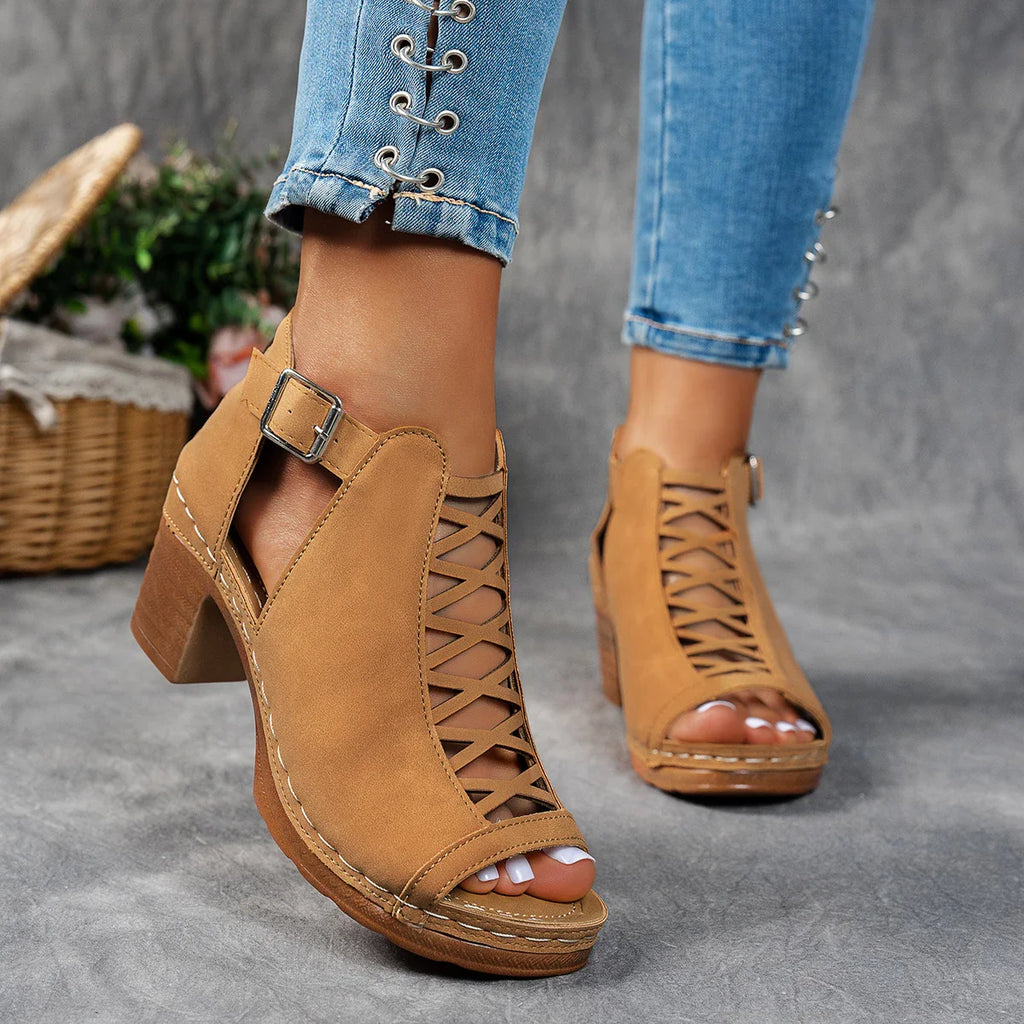 Sienna Cutout Sandals