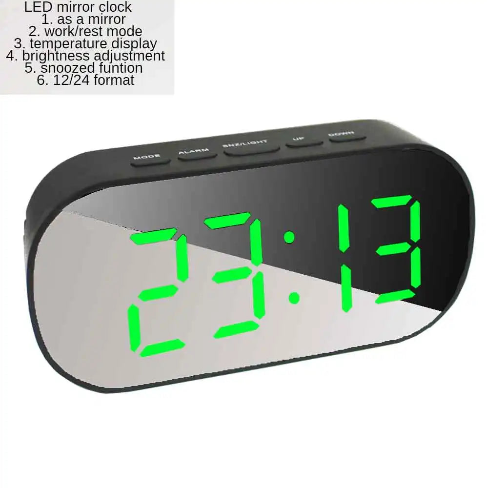 Junips | Curved Screen Digital Alarm Clock
