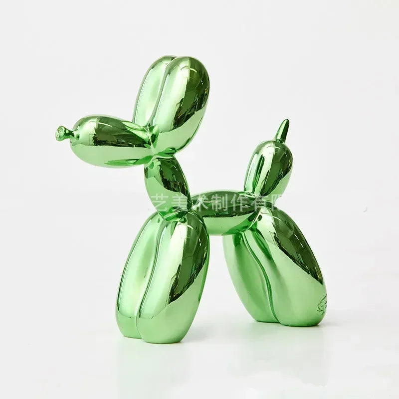 Junips | Nordic Balloon Dog Sculpture Resin Animal Ornament Art Sculptures and Figures Craft Home Decoration Room Desktop Accessories