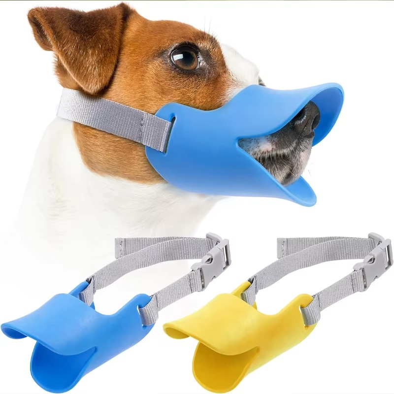 Junips | Adjustable Silicone Duckbill Dog Muzzle for Small and Large Dogs