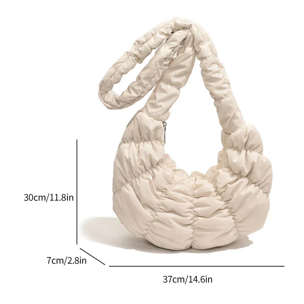Junips | Puff Croissant Shoulder Bag