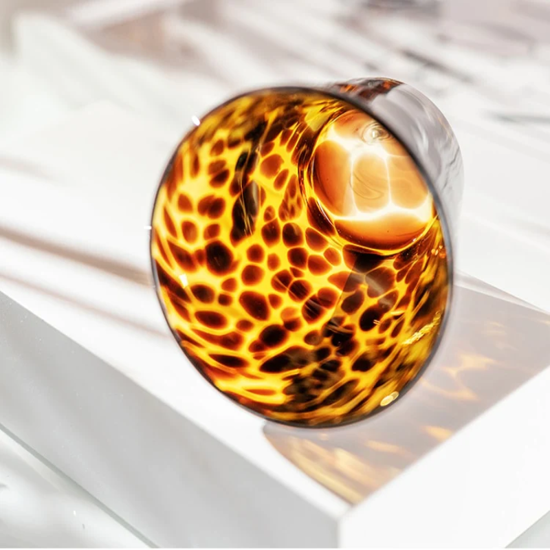 Junips | Leopard Retro Drinking Glass