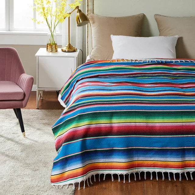 Junips | Colorful Mexican Serape Blanket