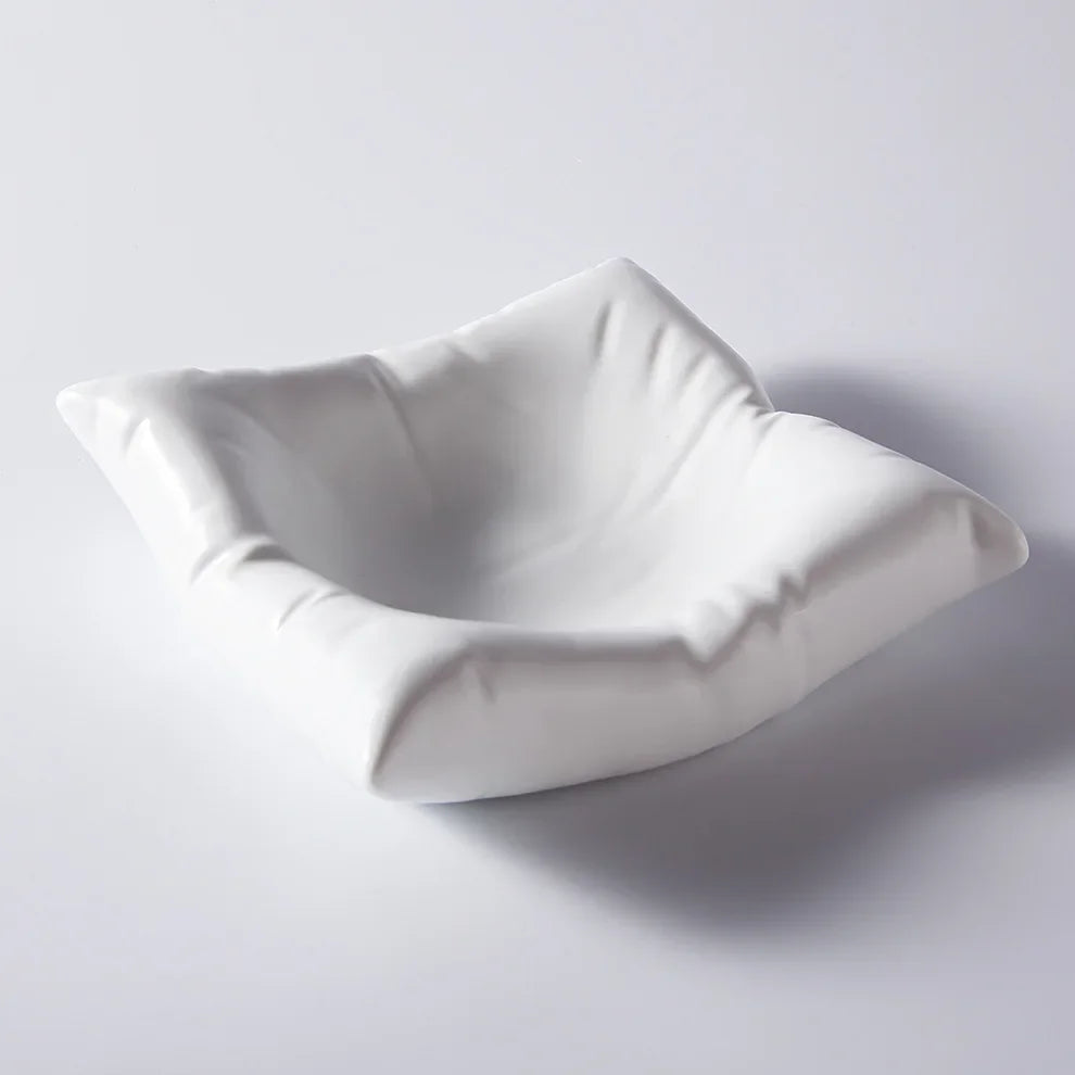 Junips | Ceramic Artistic Pillow Shape Food Plate