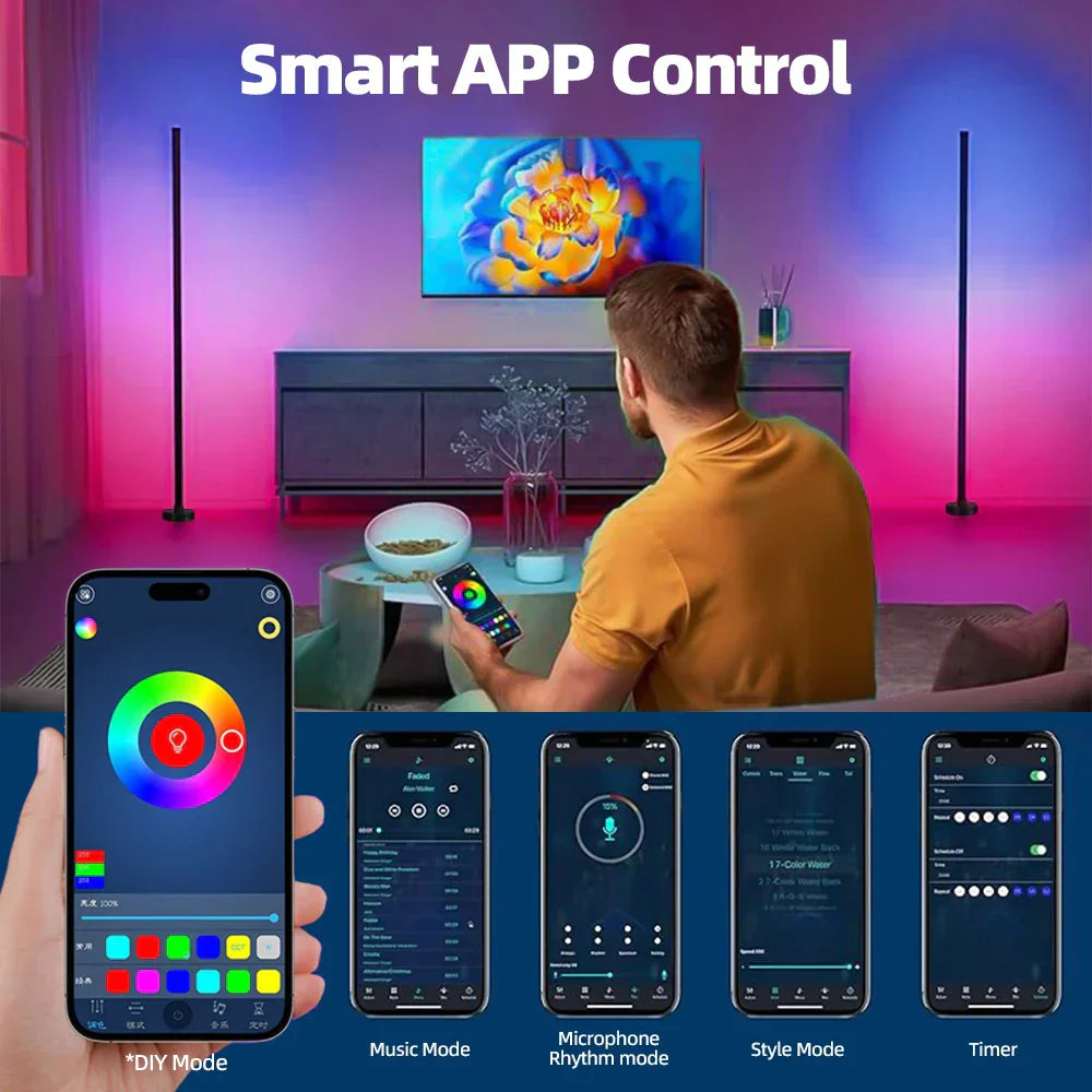 Junips | Smart RGB LED Floor Lamp