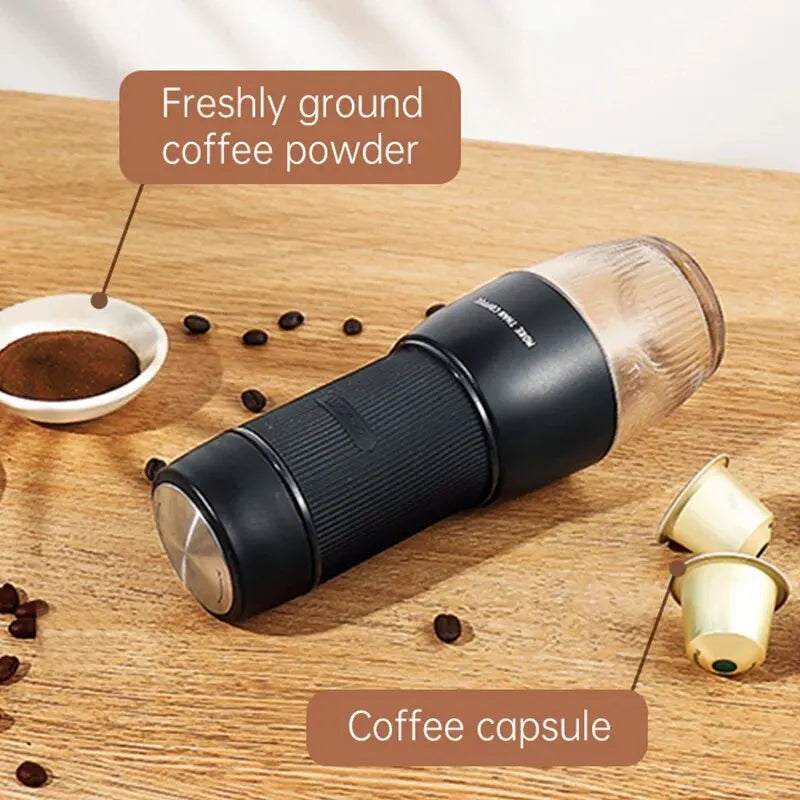 Junips | Portable Coffee Machine 18 Bar, Hand Pressure Operation, ZZUOM CM101, Compact Extraction for Outdoor Camping Travel Use