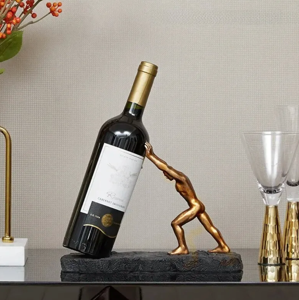 Junips | Wine Bottle Holder - VinoLux - Premium Design - Luxurious Eye-Catcher