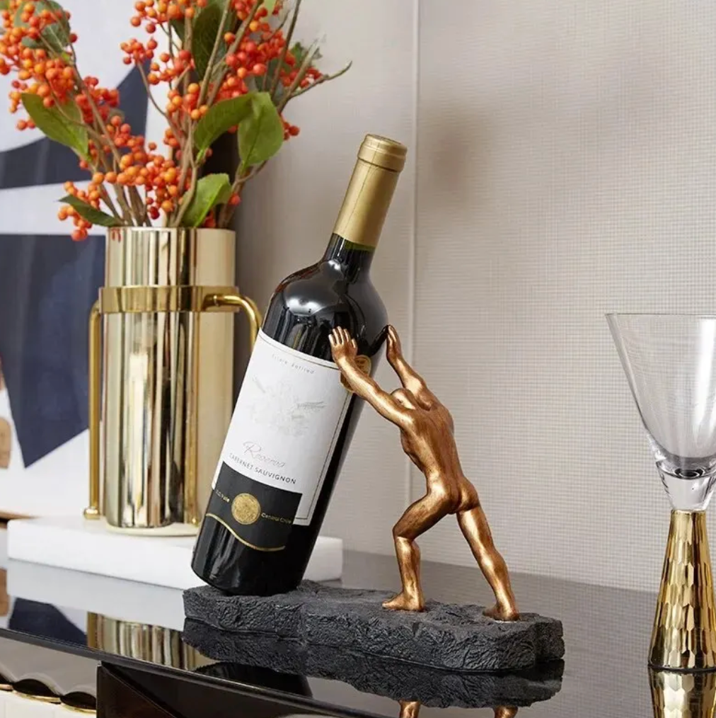 Junips | Wine Bottle Holder - VinoLux - Premium Design - Luxurious Eye-Catcher
