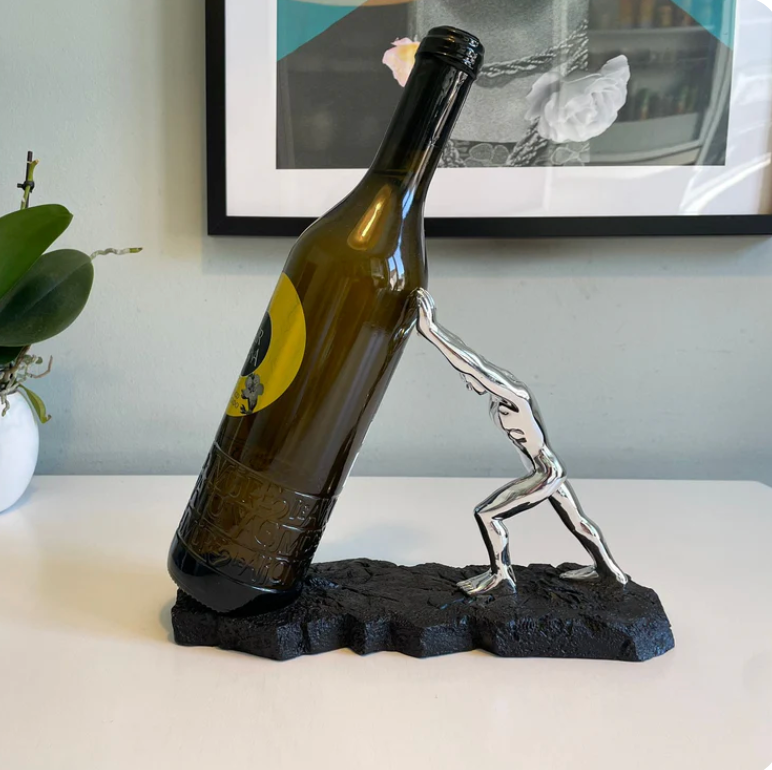 Junips | Wine Bottle Holder - VinoLux - Premium Design - Luxurious Eye-Catcher