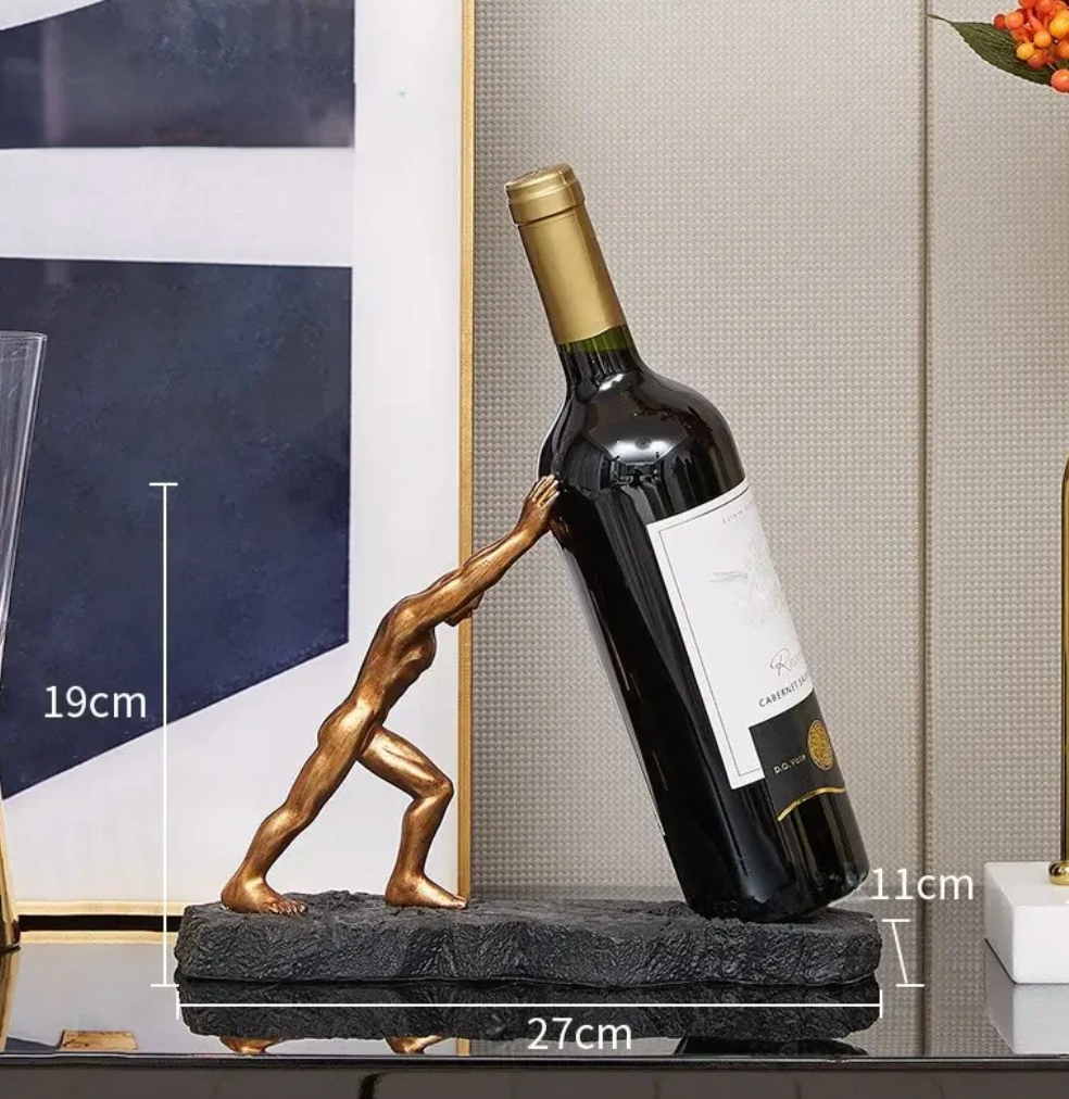 Junips | Wine Bottle Holder - VinoLux - Premium Design - Luxurious Eye-Catcher