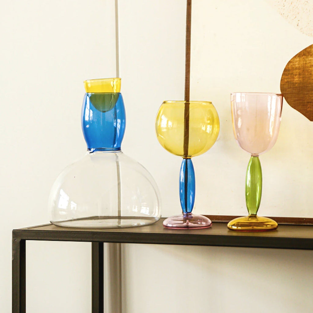 Junips | Borosilicate 3-Color Glassware - Wine Glass