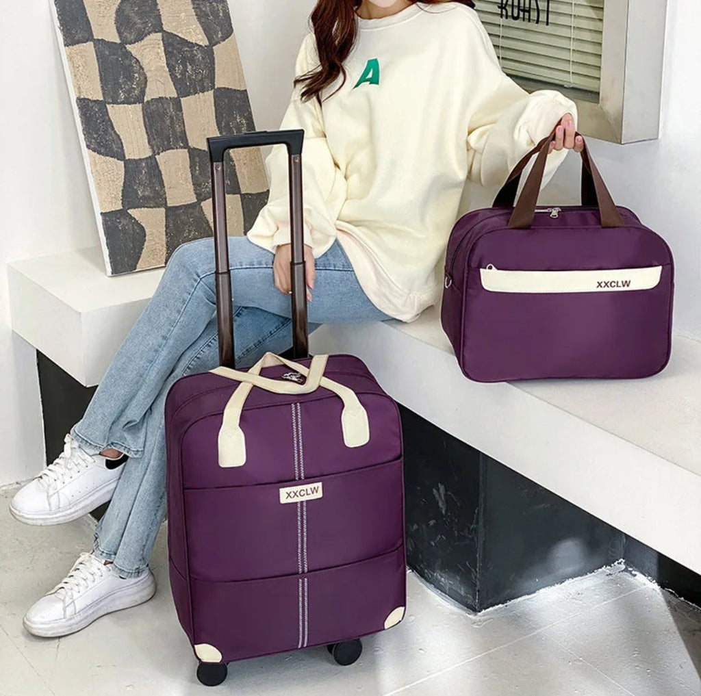 Junips | 2 in 1 Travel Bags Trolley Bags Hand Luggage Bags
