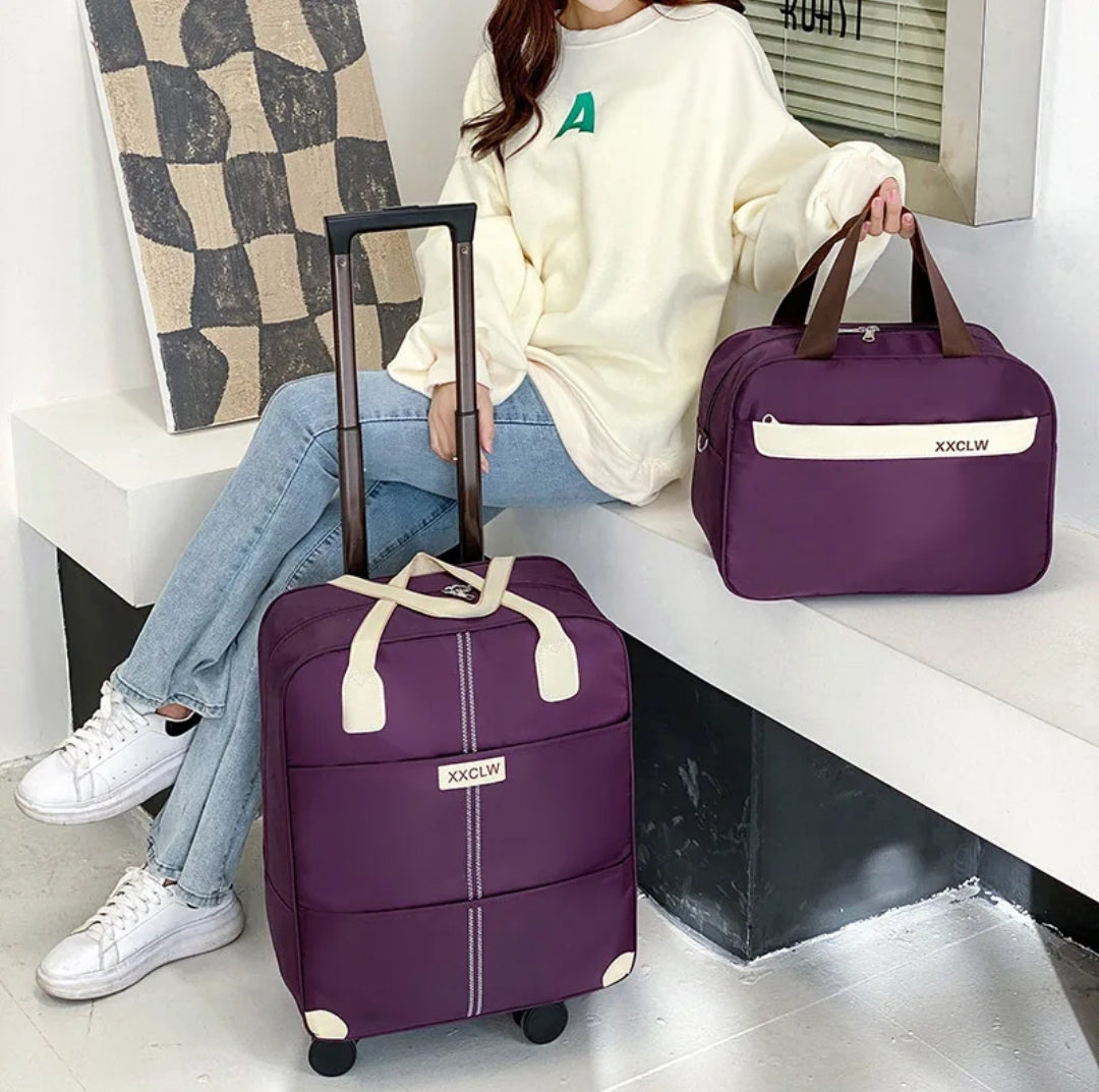 Junips | 2 in 1 Travel Bags Trolley Bags Hand Luggage Bags