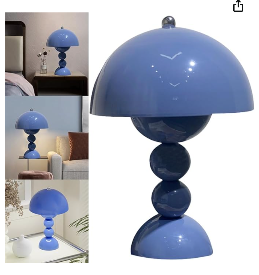 Junips | Mushroom Dimmerable LED Table Lamp | USB Rechargeable