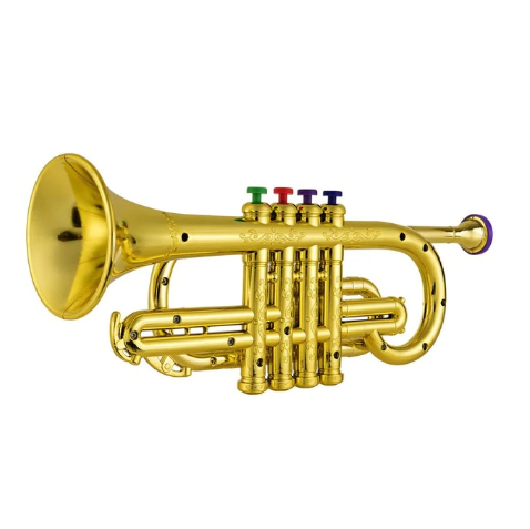 Junips | Children's Trumpet Musical Toy | 4 Keys, Educational Instrument for Kids (ABS Plastic)