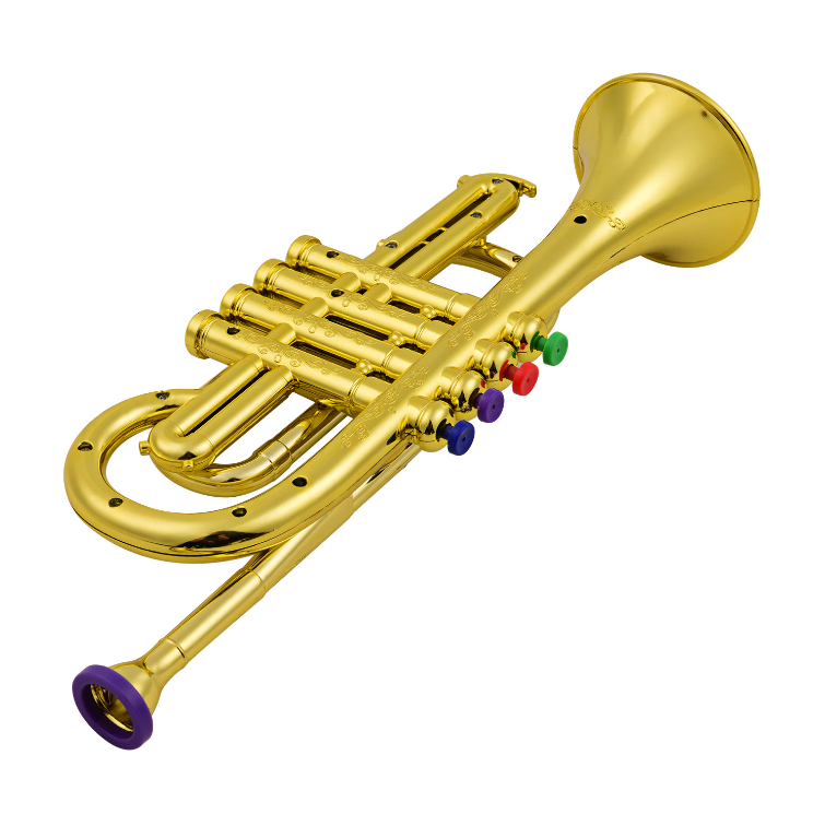 Junips | Children's Trumpet Musical Toy | 4 Keys, Educational Instrument for Kids (ABS Plastic)