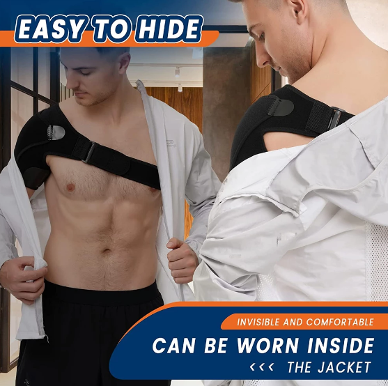 Junips | Shoulder support, compression sleeve, alleviates pain, dislocations and injuries