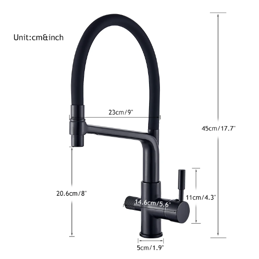 Junips | Double Outlet Drinking Water Faucet Filtered Kitchen Faucets