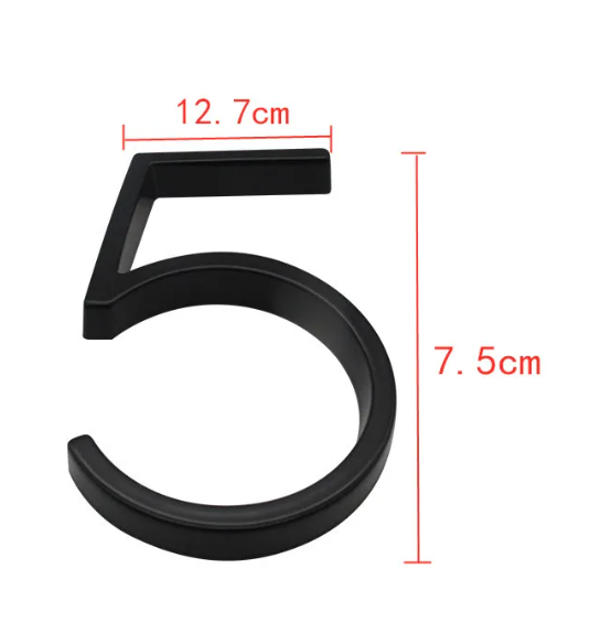 Junips | Black house numbers