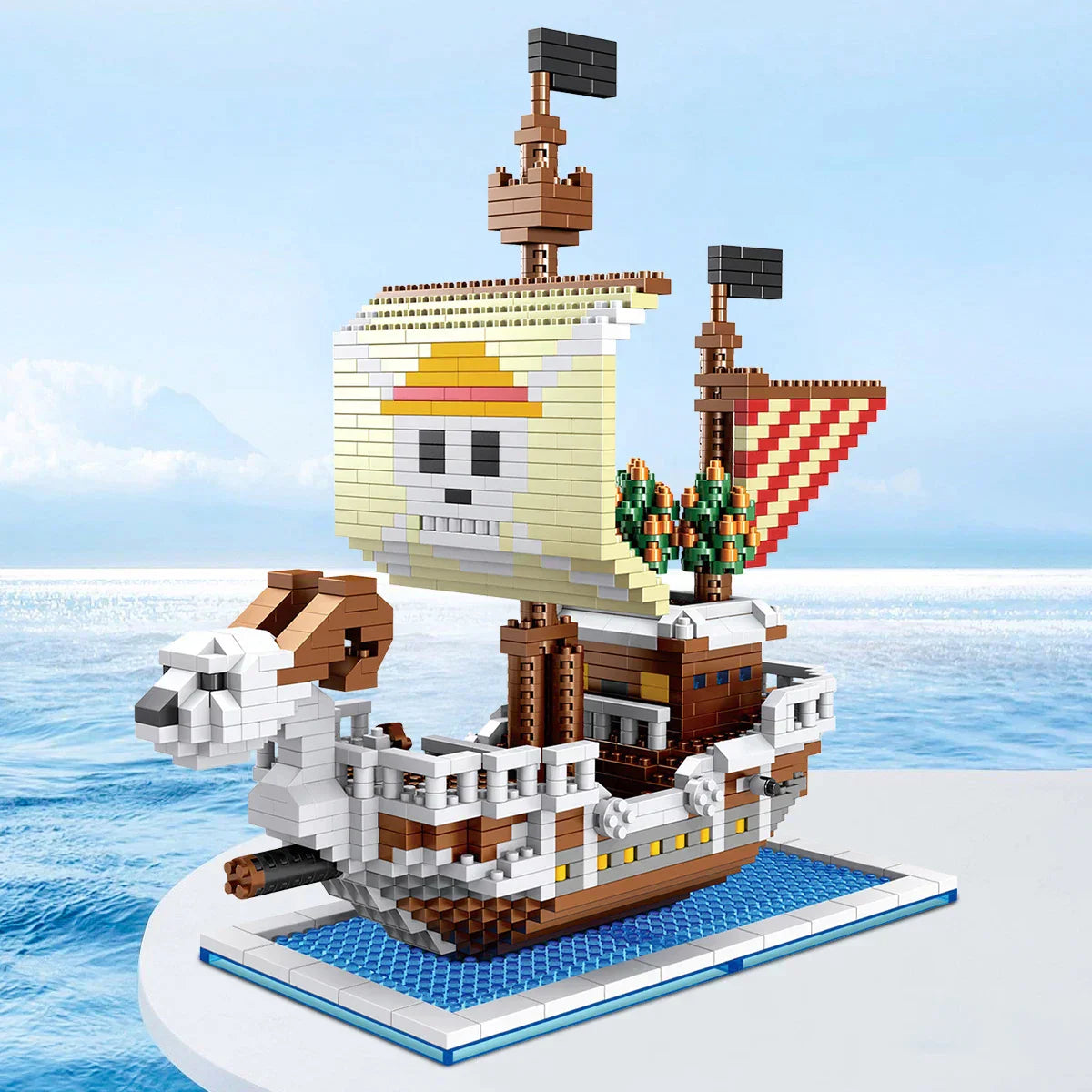 Junips | DIY Navigation Ship Building Blocks Toy, Pirate Ship Decoration Educational Toy, Gifts for Boys and Girls