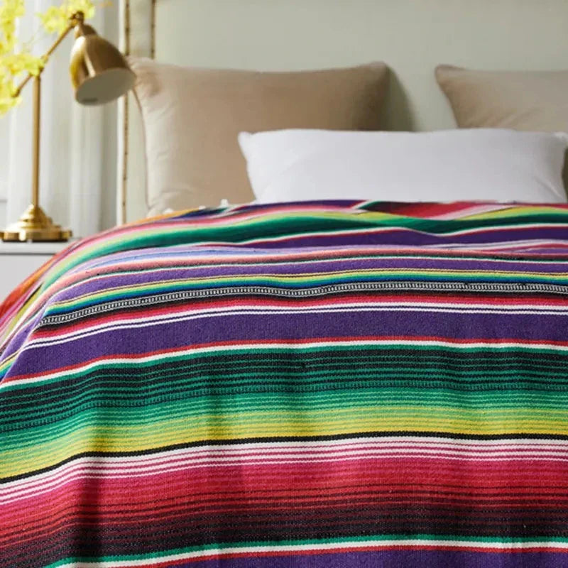 Junips | Colorful Mexican Serape Blanket