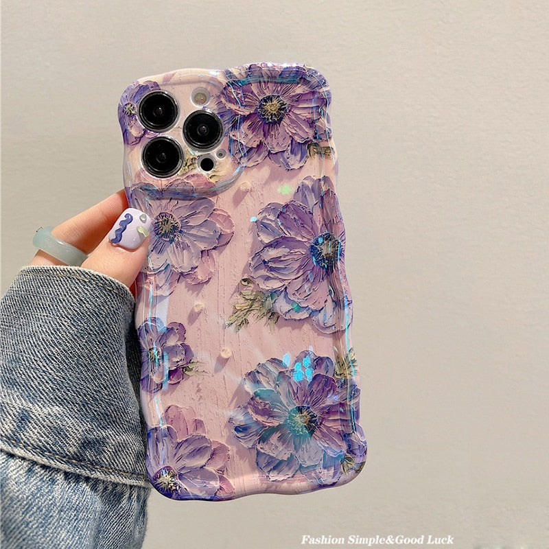 Junips | Blossom Glow Floral Pattern iPhone Case