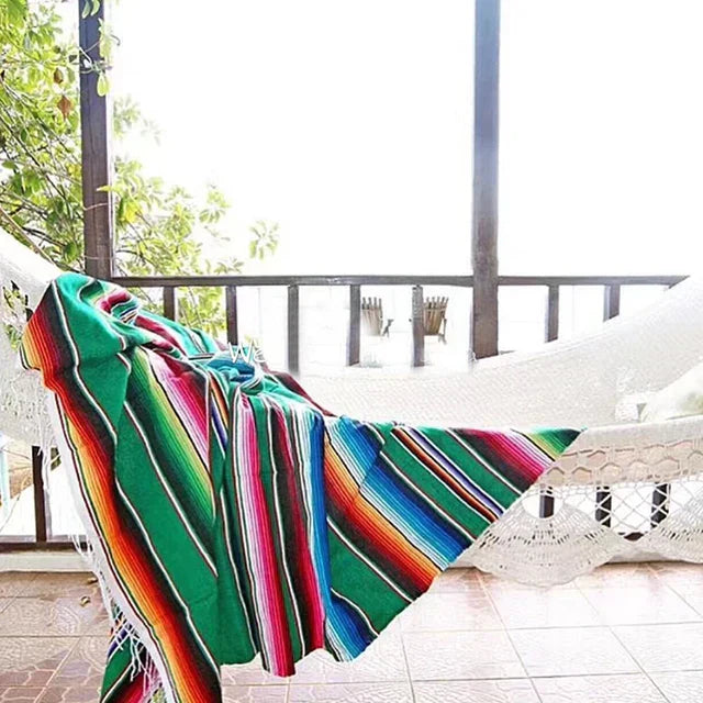 Junips | Colorful Mexican Serape Blanket