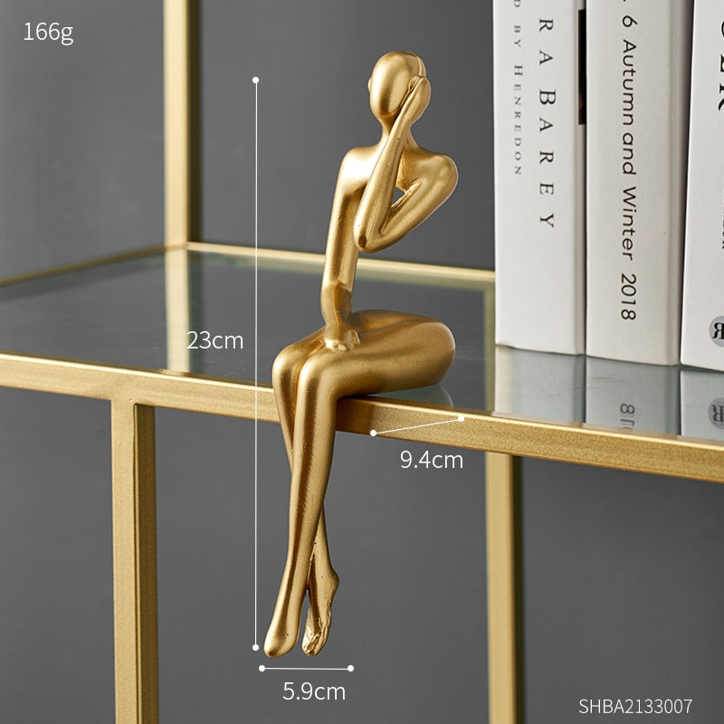 Junips | Modern Figurines Abstract Home Decor Sculpture