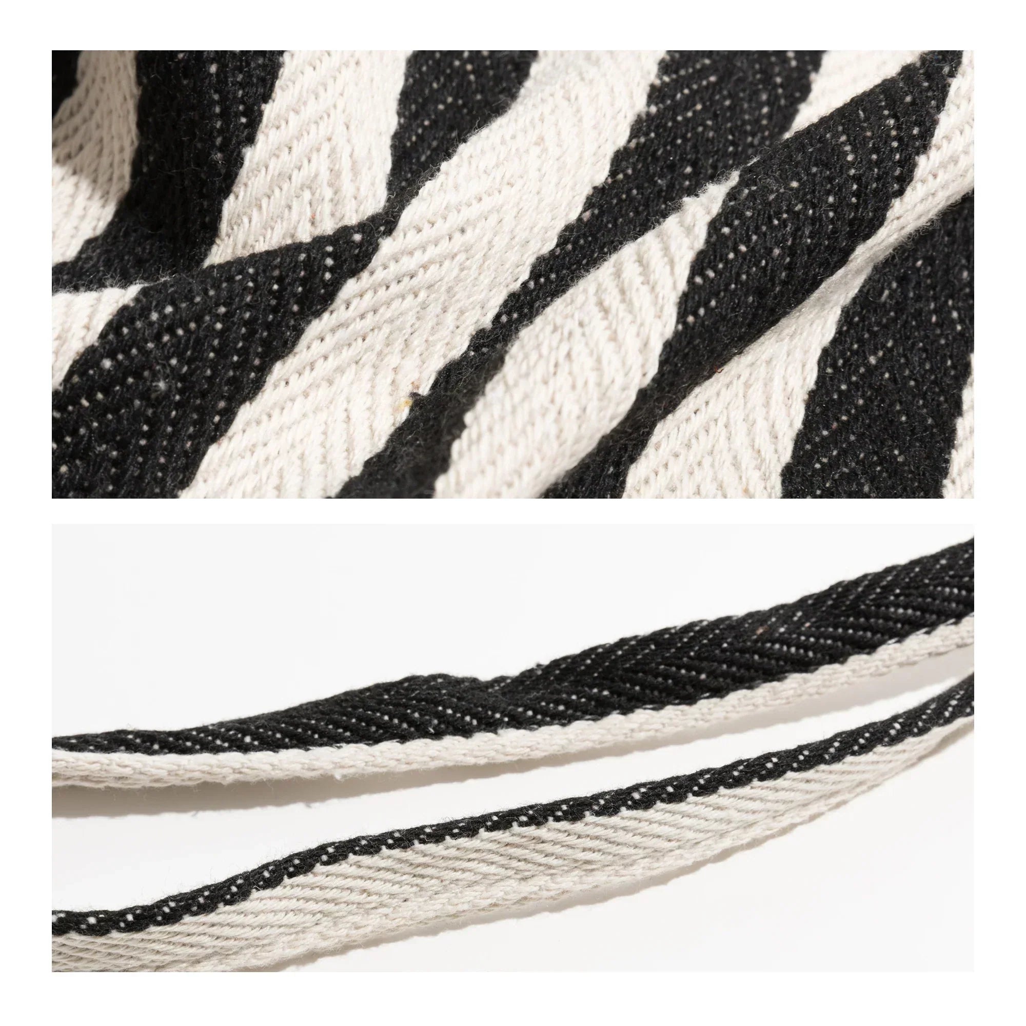 Junips | Striped linen tote bag