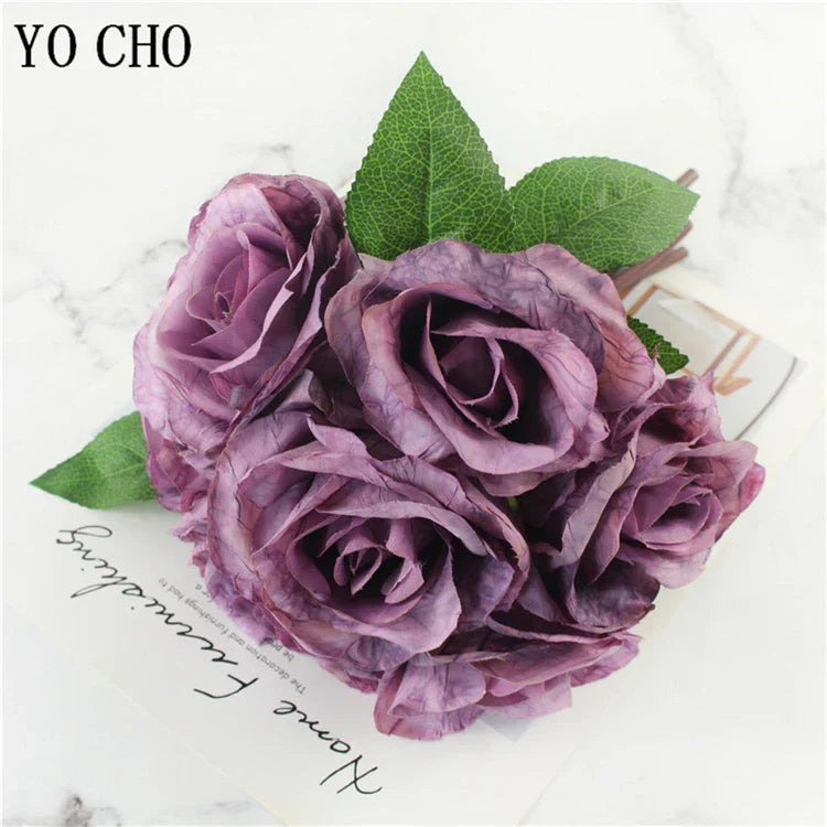 Junips | Large Peony Silk Flower Bouquet Set