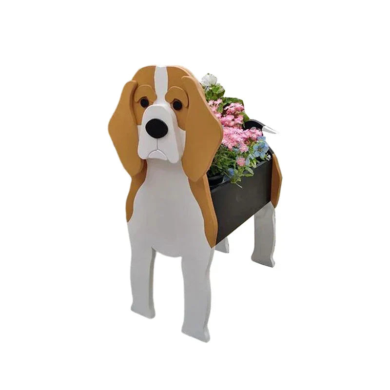 Junips | Flower Pot - Pawsome - Dog Plant Container - Various Breeds