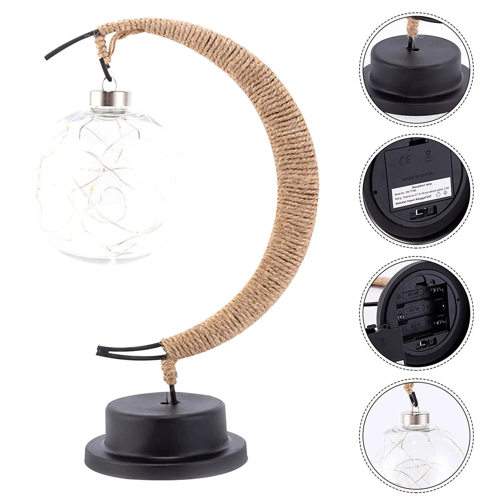 Junips | LED Lunar Lamp - Enchanted Moon Night Light for Bedroom, Nursery & Home Decor