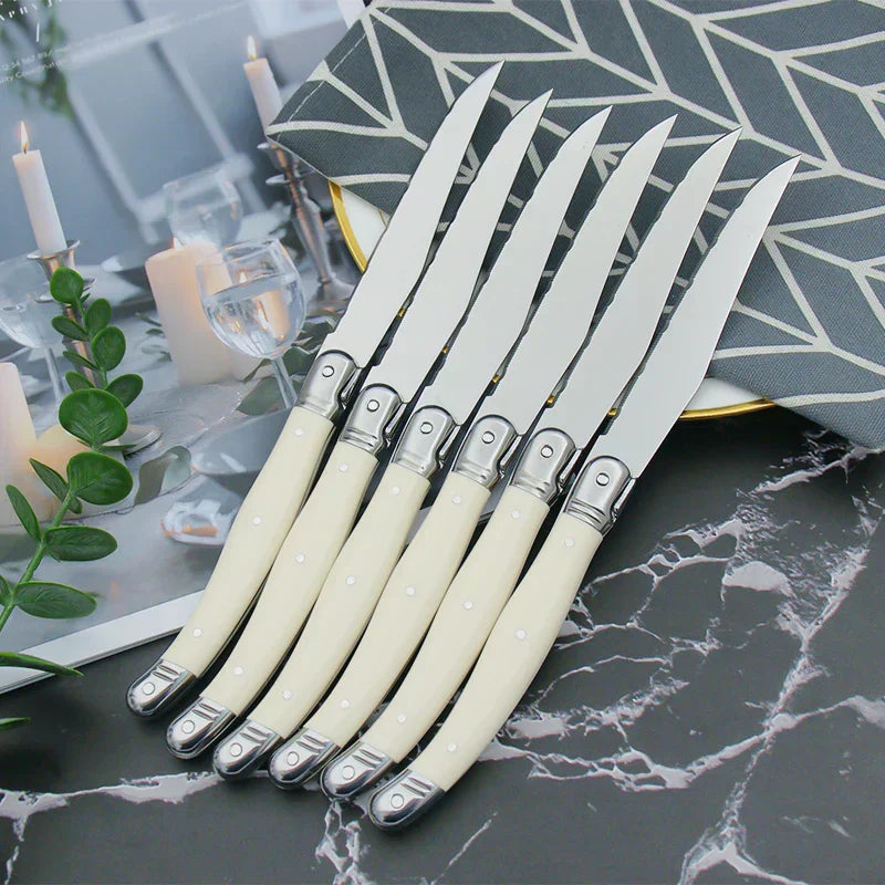 Junips | IvoryElegance – Luxury Laguiole Cutlery Set with Timeless Style