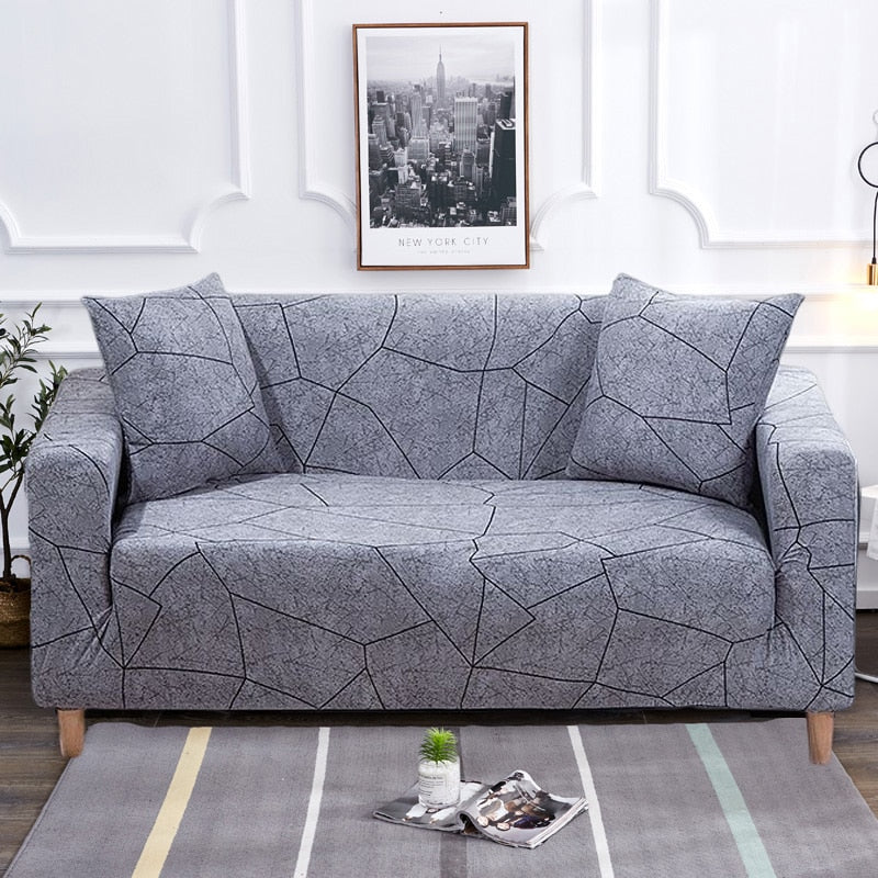 Junips | Modern Non-slip Colorful Elastic Sofa Cover