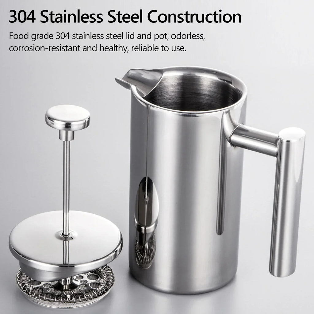 Junips | Stainless Steel French Press Coffee Maker