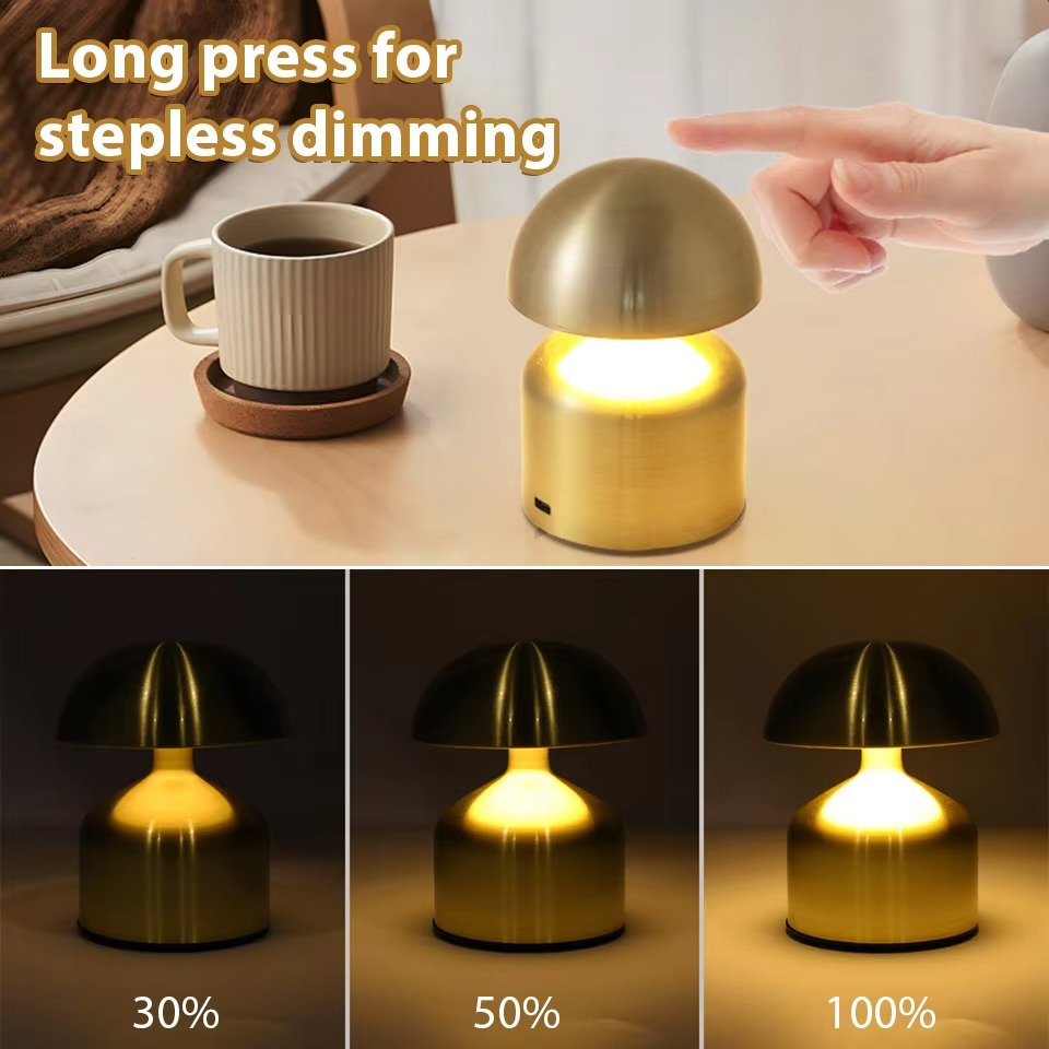 Junips | Versatile LED Touch Bedside Lamp - 3-Color Dimmable Night Light