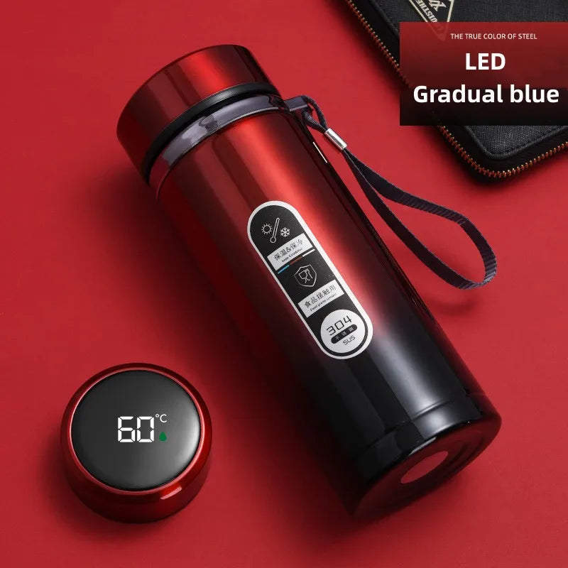 Junips | 800ml-1L Stainless Steel Thermos – Portable Vacuum Flask with LED Temperature Display