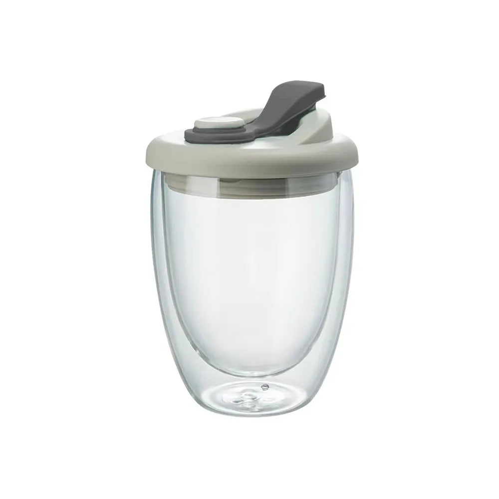 Junips | Leak-Proof Double Wall Glass Transparent Mug