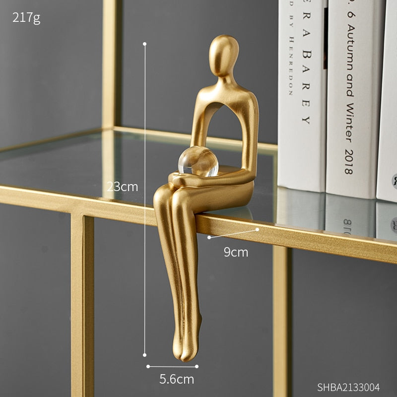 Junips | Modern Figurines Abstract Home Decor Sculpture