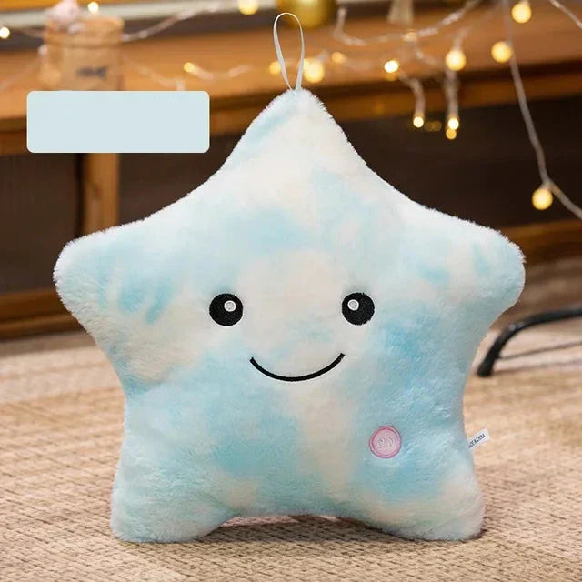 Junips | LED Star Plush Light - Soft Glow Star Pillow Doll, Plush Toy for Kids & Home Decor, Perfect Birthday Gift