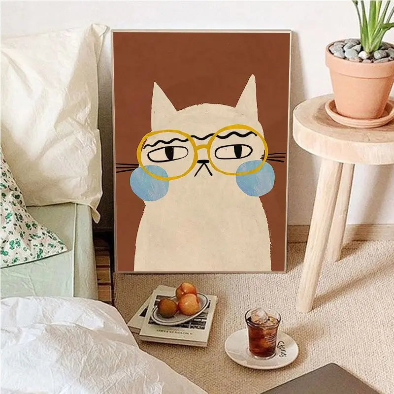 Junips | Vintage Cartoon Canvas Art